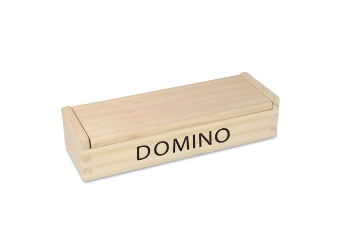 Jeu de 28 dominos promotionnel en bois avec boîte Bois / Bois